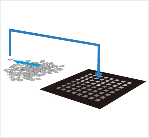 ［Image］Tray setter： 小尺寸单片用托盘排列机